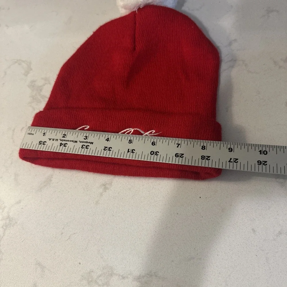 Coca-Cola Red‎ Beanie Hat One Size Cuffed Pom Pom